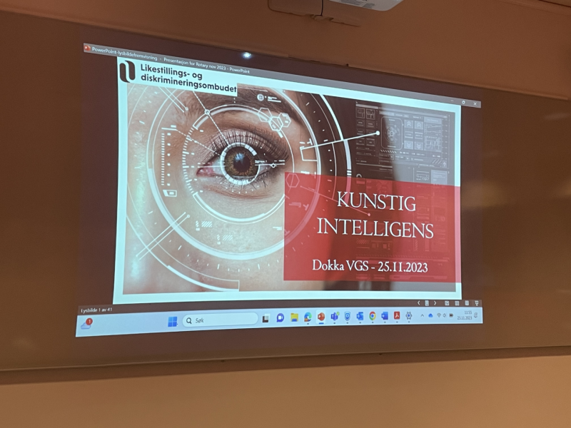 Åpent møte om kunstig intelligens